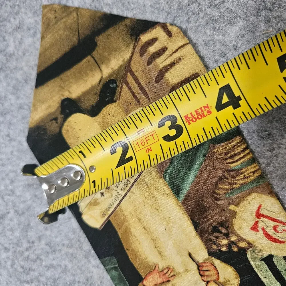 Vintage Museum Artifacts 100% Silk Tie – The Pasta Baker Italy 1885 –  4